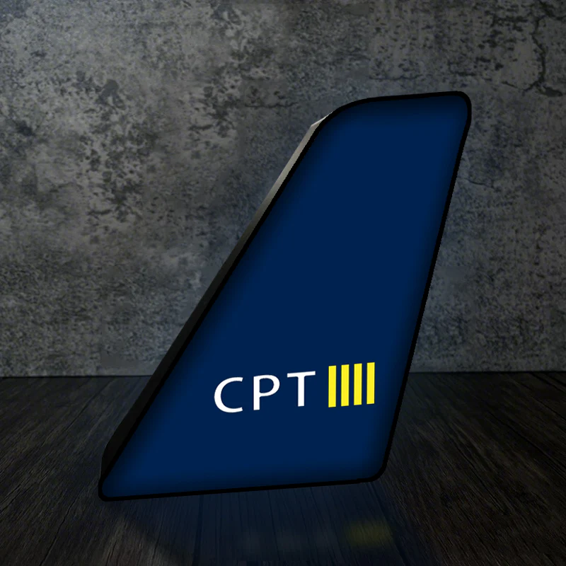 CPT & 4 Lines Designed Led Aircraft Tail & 3D Lamp - Image 8