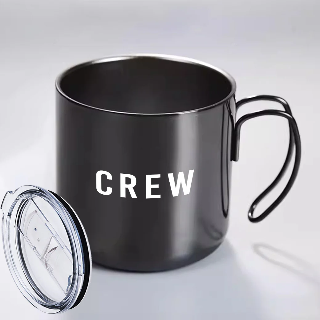 CREW & Text Designed Stainless Steel Portable Mugs - Image 4