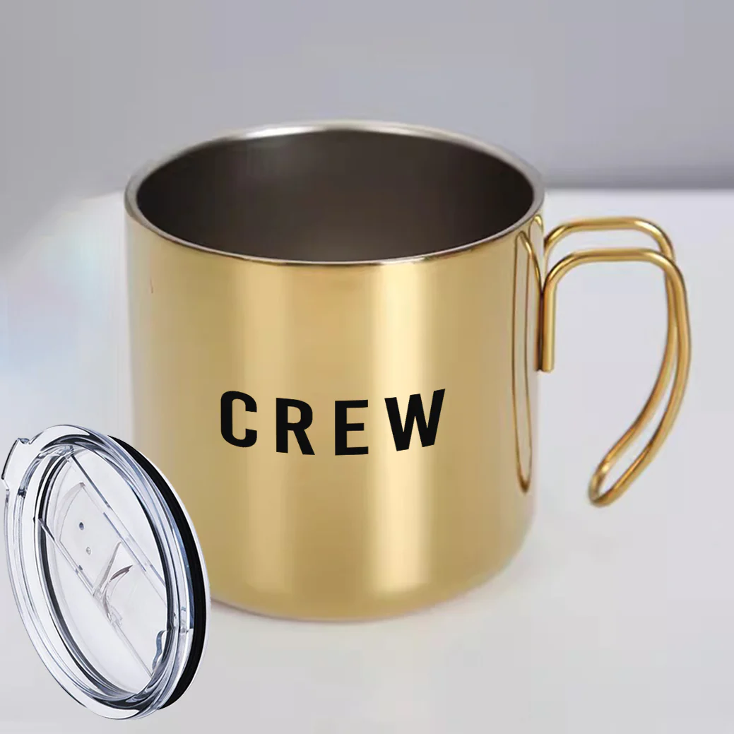 CREW & Text Designed Stainless Steel Portable Mugs - Image 6