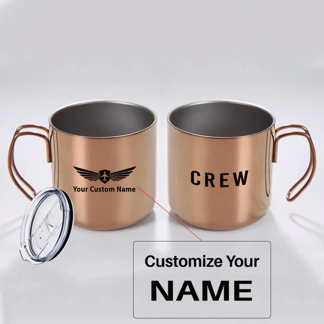 CREW & Text Designed Stainless Steel Portable Mugs - Image 7