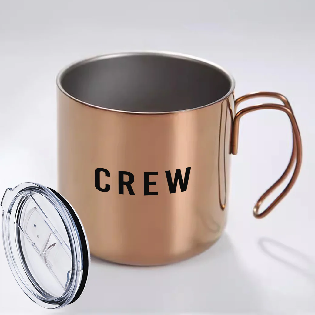 CREW & Text Designed Stainless Steel Portable Mugs - Image 8