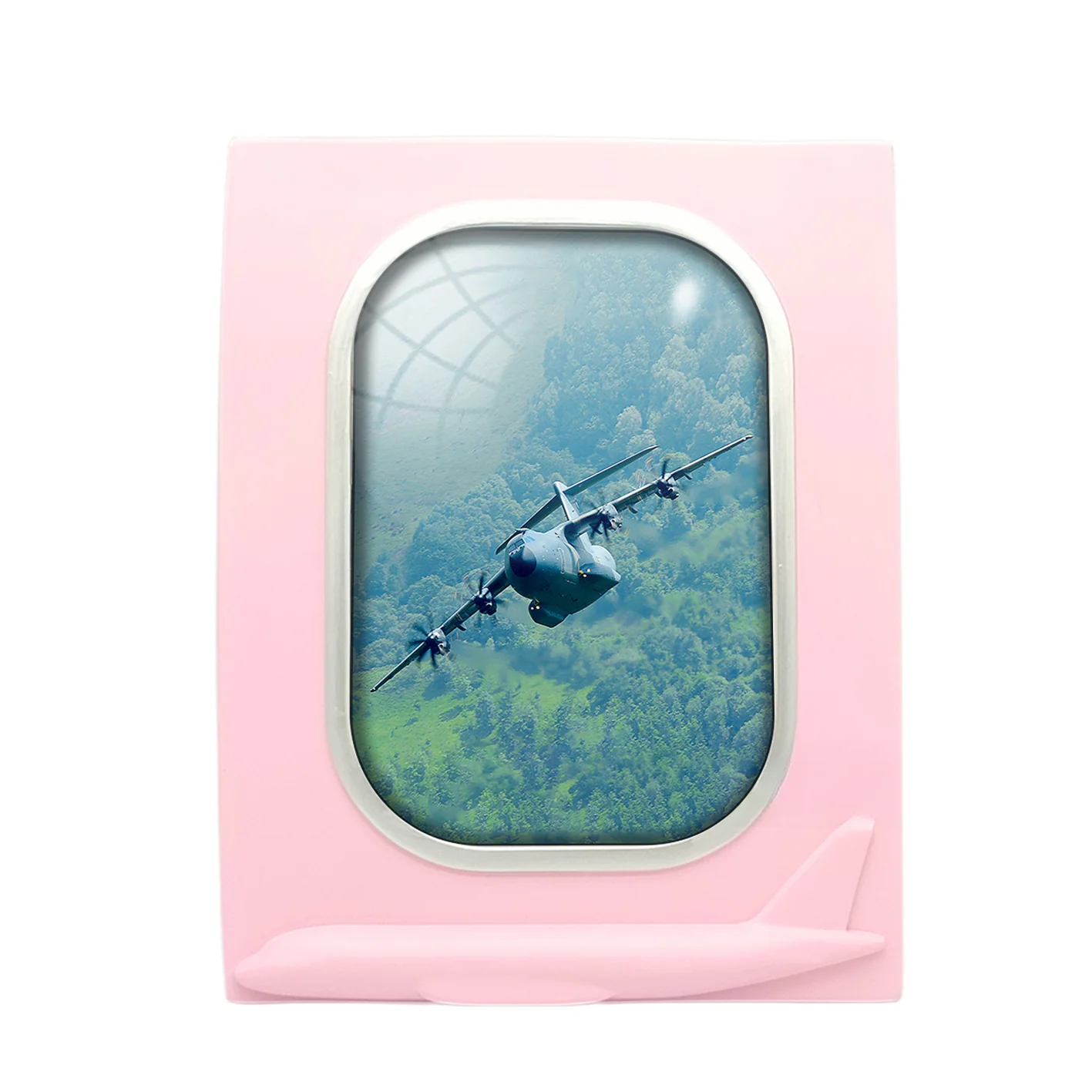 Cruising Airbus A400M Designed Airplane Window Photo Frame - Image 3