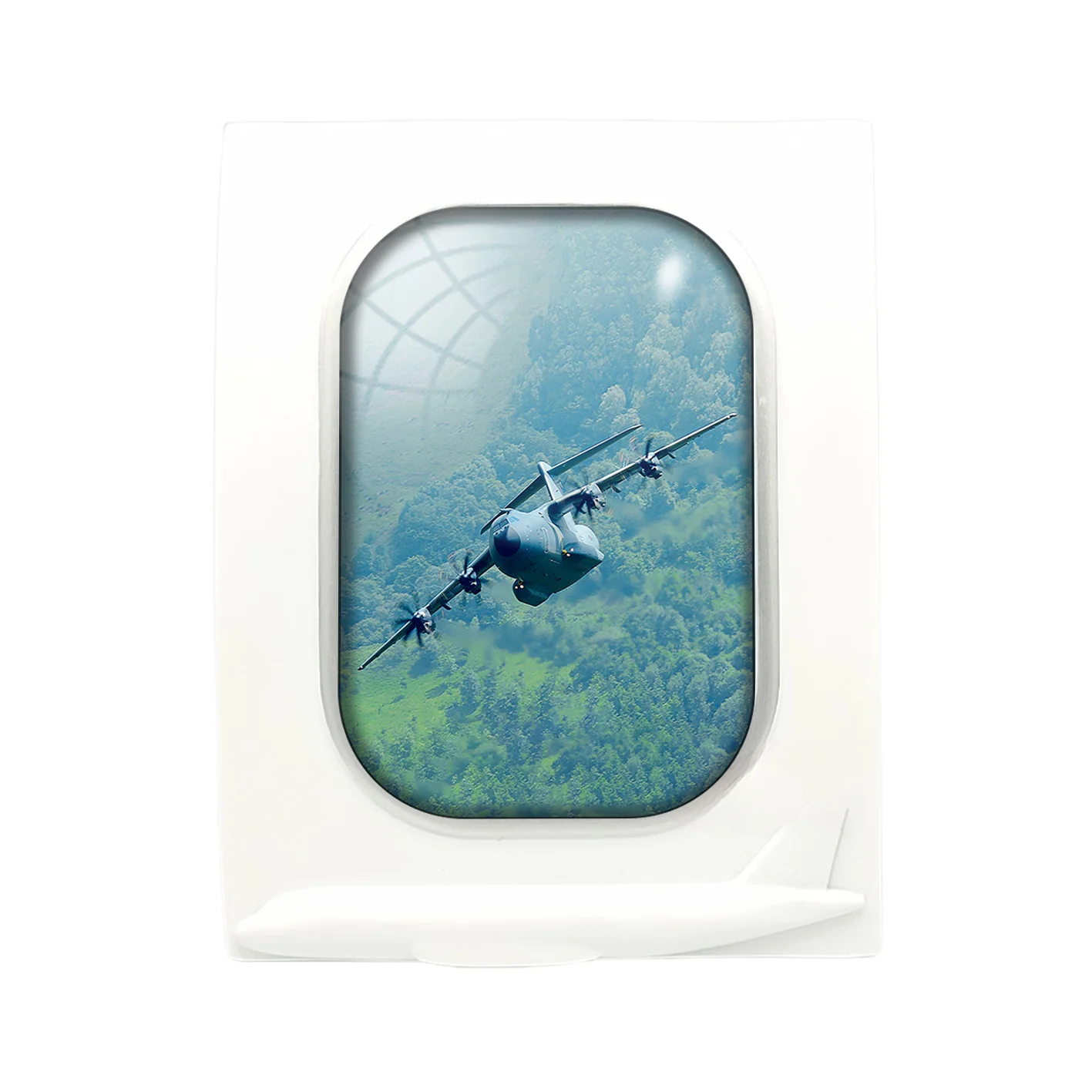 Cruising Airbus A400M Designed Airplane Window Photo Frame - Image 4