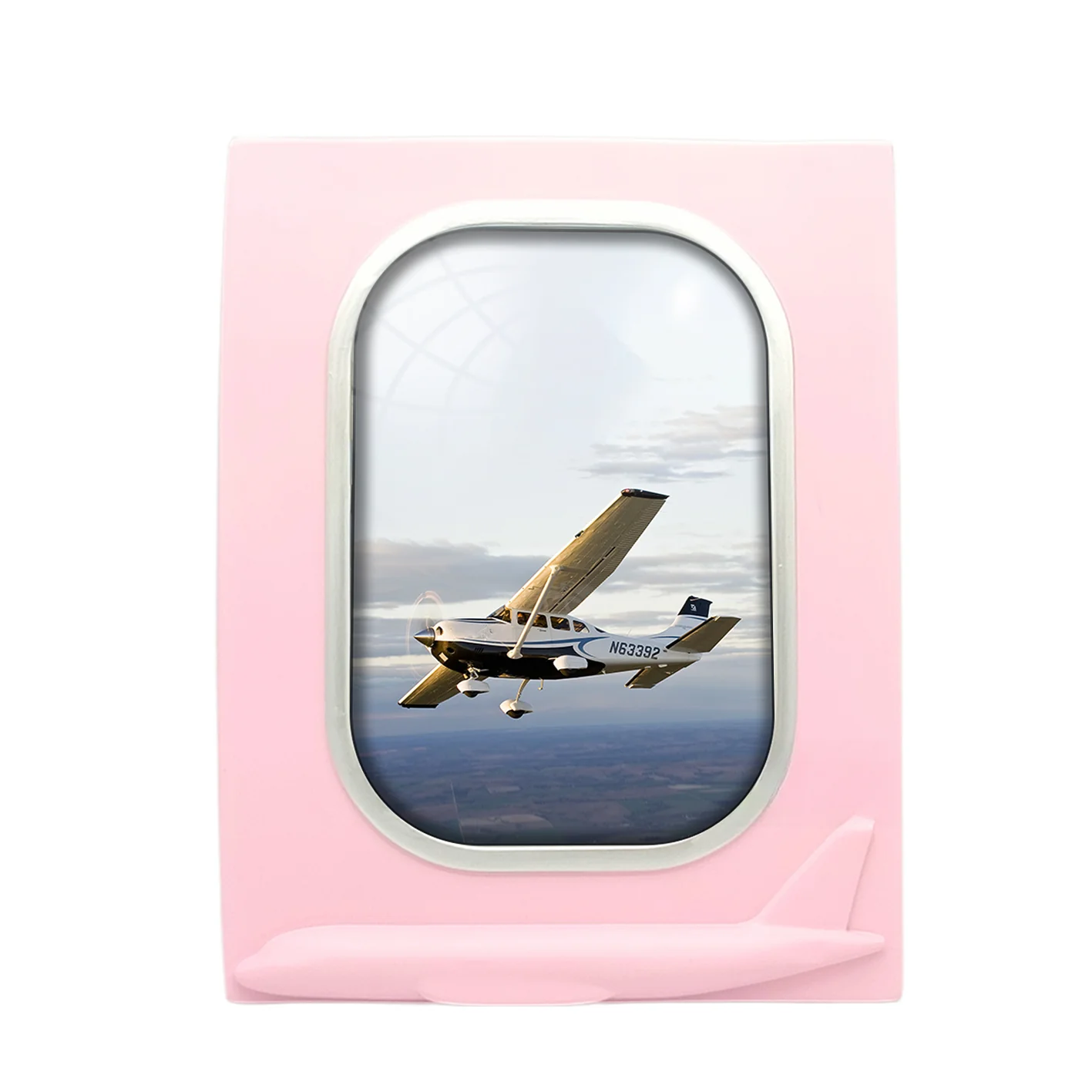 Cruising Cessna Designed Airplane Window Photo Frame - Image 3