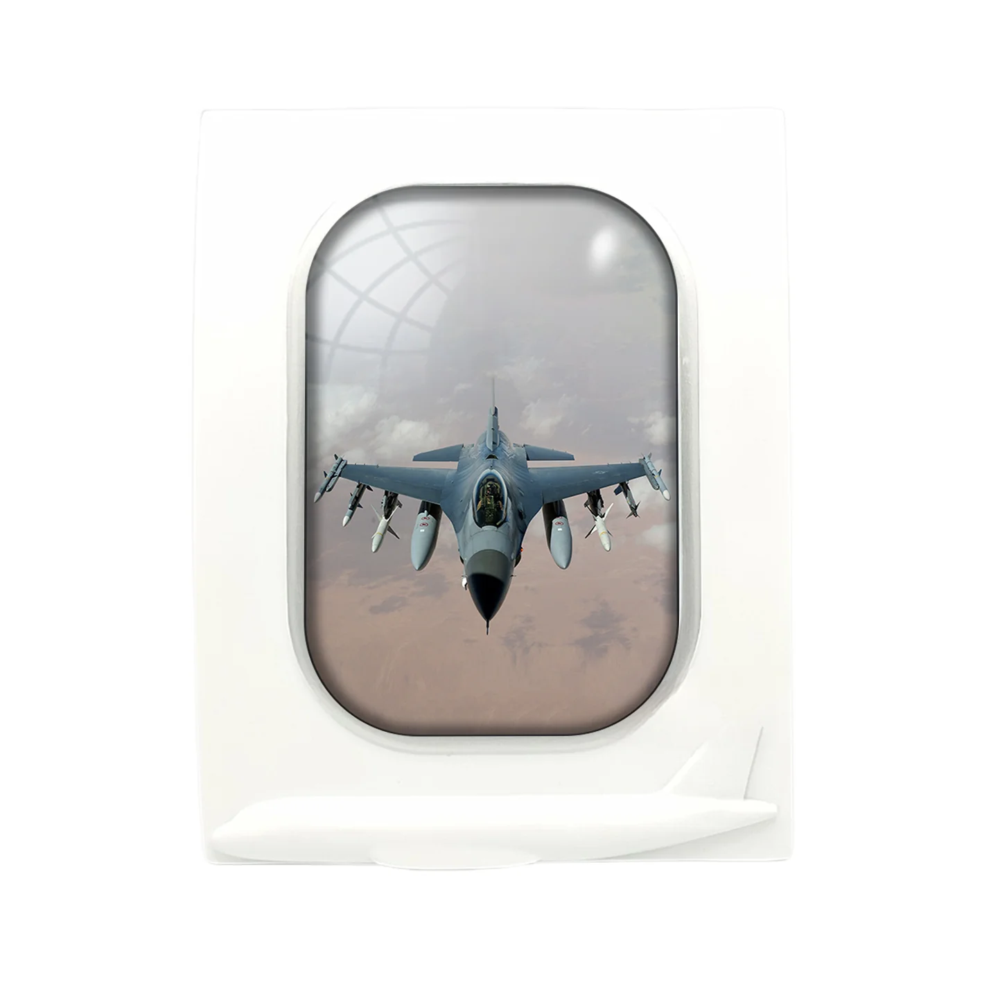 Cruising Fighter Jet 16 Designed Airplane Window Photo Frame - Image 4