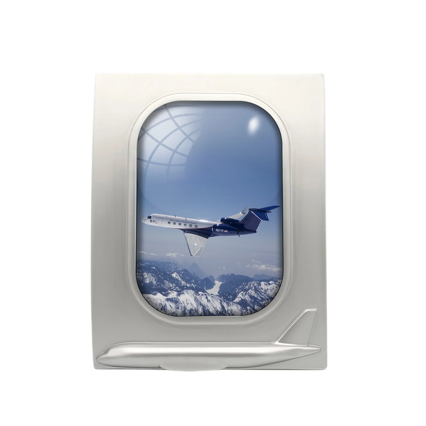 Cruising Gulfstream Jet Designed Airplane Window Photo Frame - Image 2