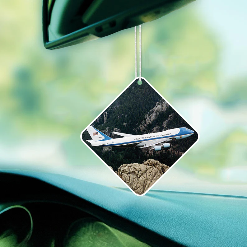 Cruising United States of America Boeing 747 Printed Pillows Designed Car Air Fresheners
