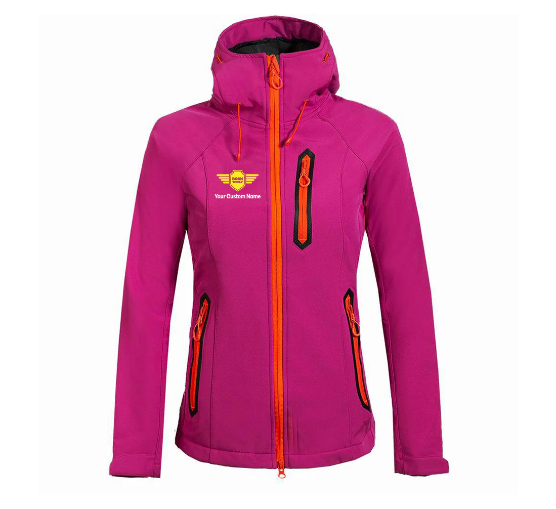 Custom Name (Badge 5) Designed "Women" Polar Jackets - Image 3