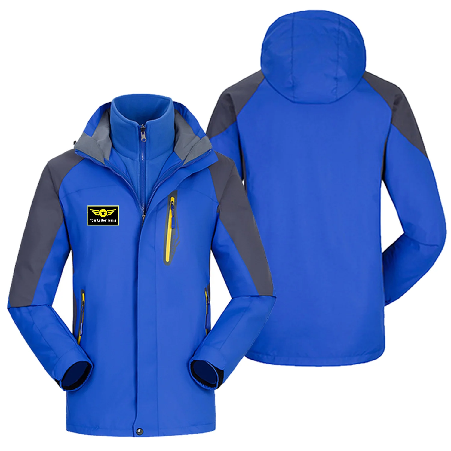 Custom Name (Special Badge) Designed Thick Skiing Jackets - Image 8