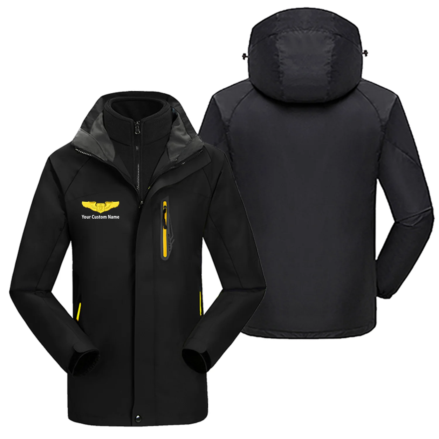 Custom Name (Special US Air Force) Designed Thick Skiing Jackets