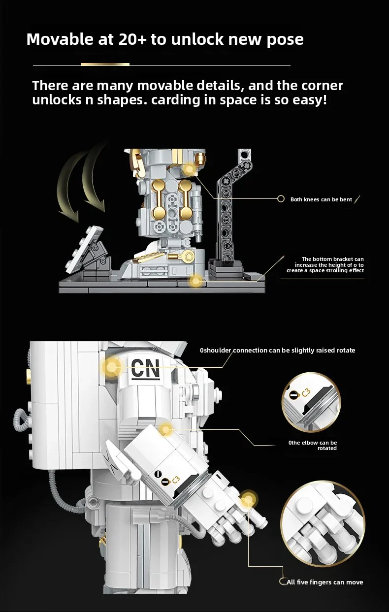 Dawn-breaking Astronaut Aerospace Collector's Edition Building Blocks - Image 3