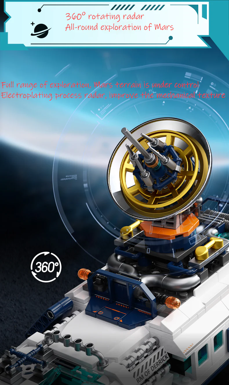 Dawn Interplanetary Rover Collectible Building Blocks - Image 3