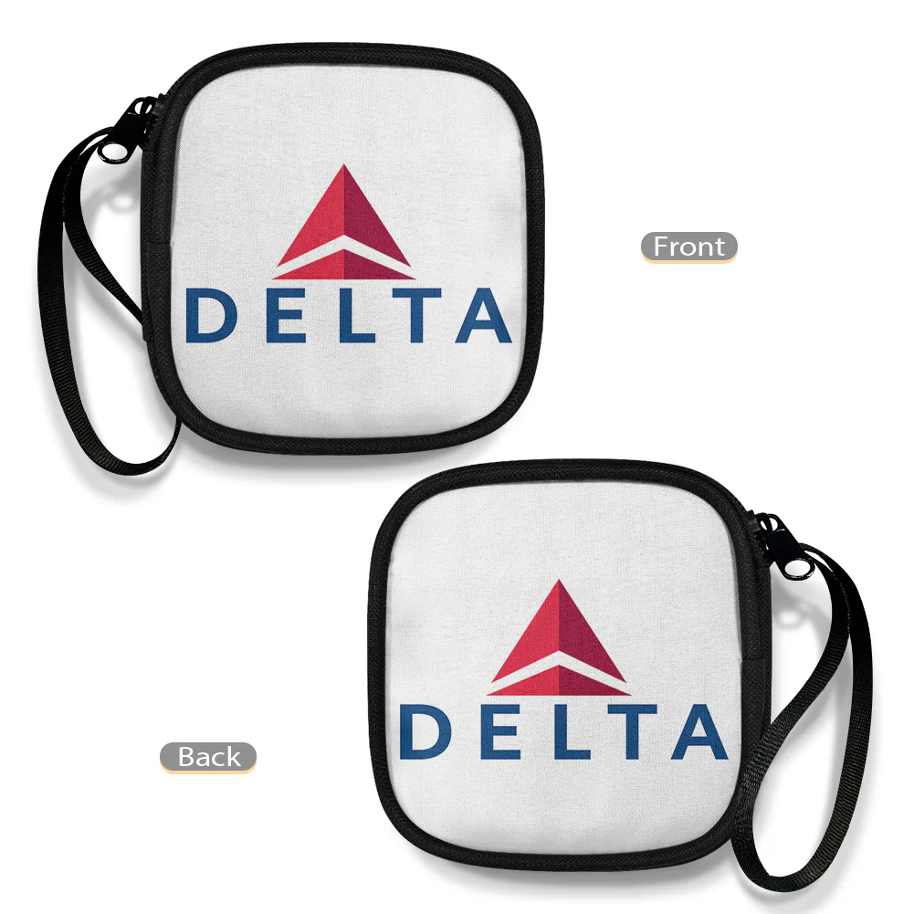 Delta Airlines (Delta Air Lines) Designed Portable Headphone Bag - Image 4
