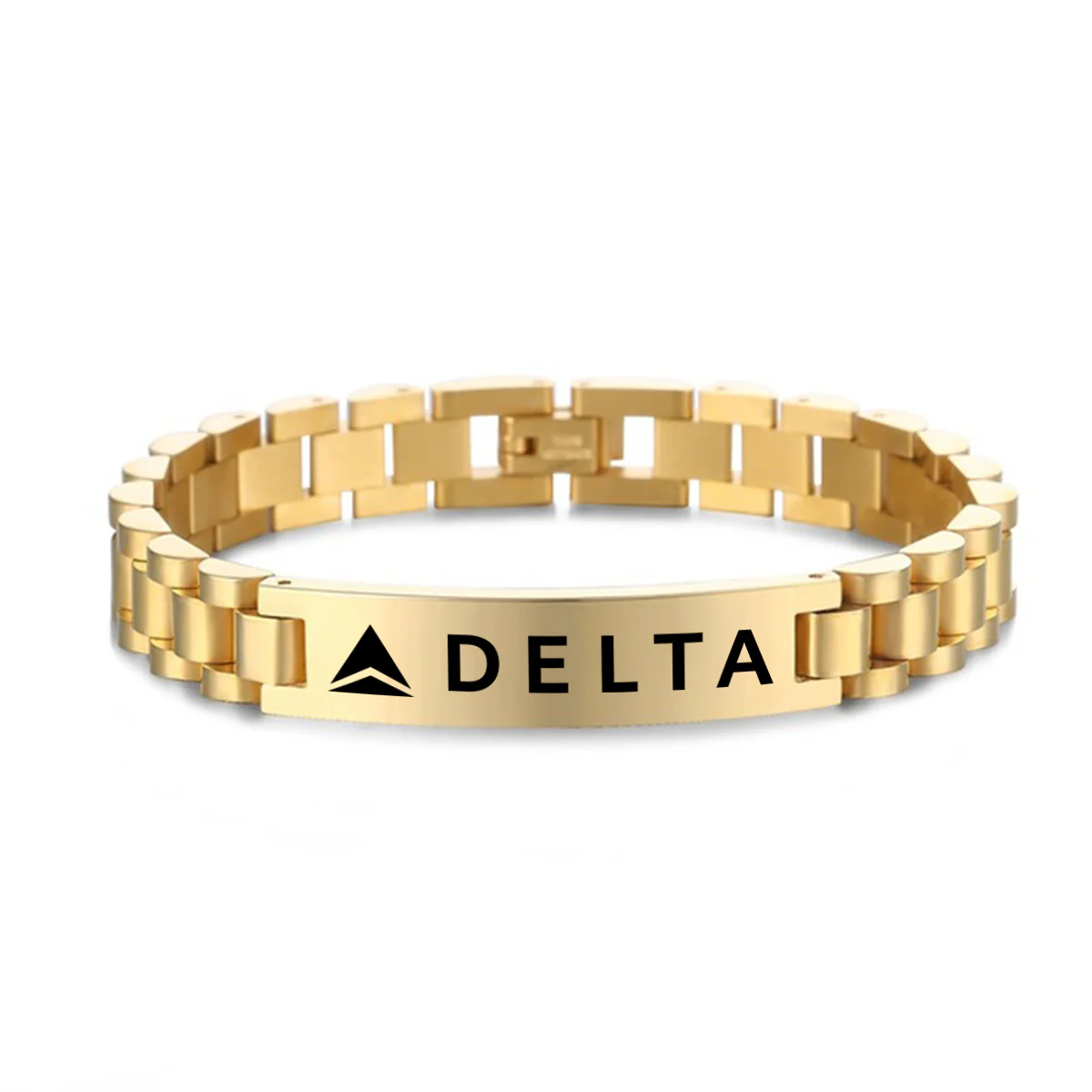 Delta Airlines (Delta Air Lines) Designed Stainless Steel Chain Bracelets - Image 4