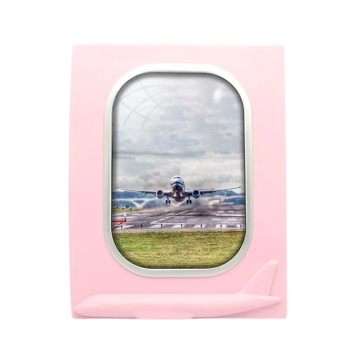 Departing Boeing 737 Designed Airplane Window Photo Frame - Image 3