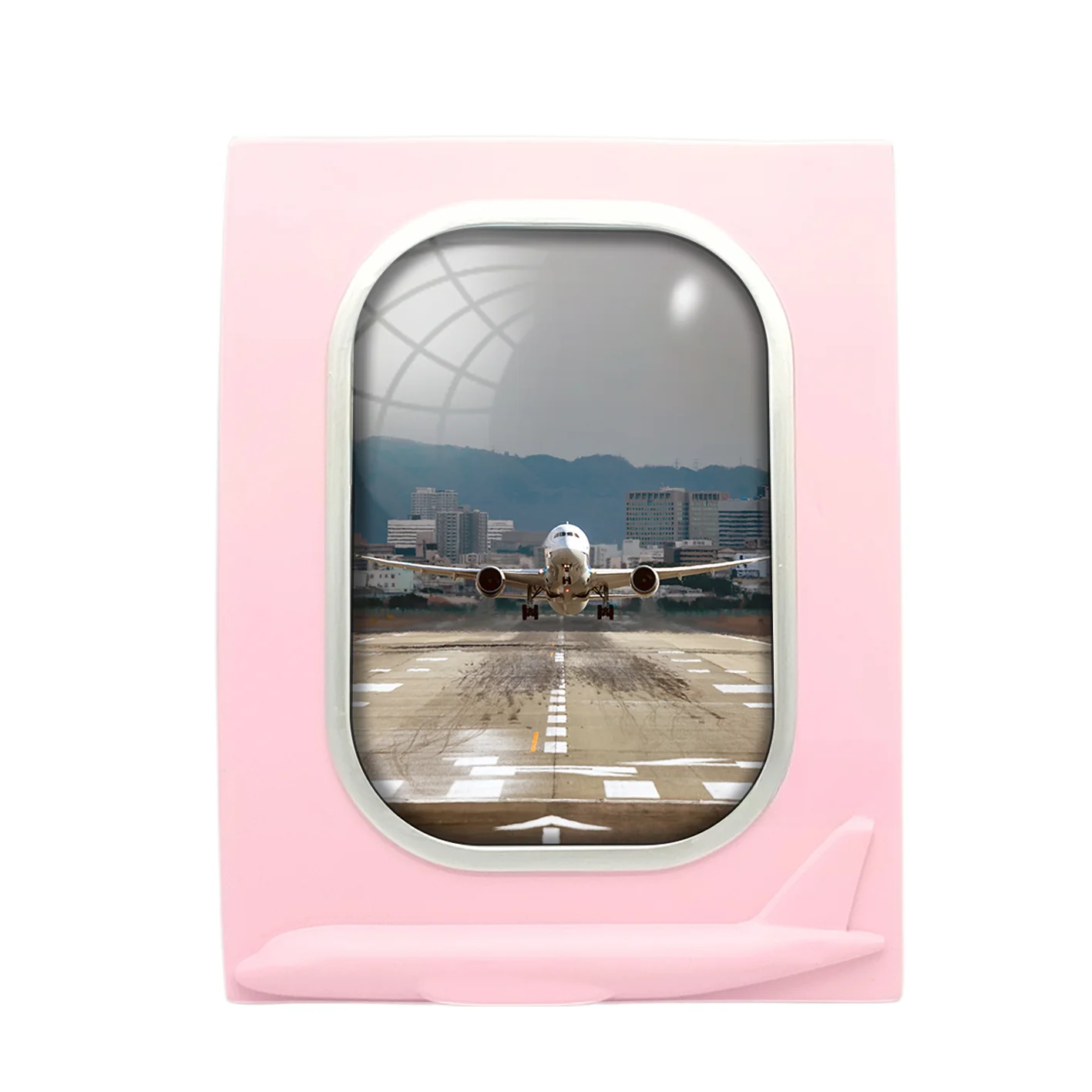 Departing Boeing 787 Dreamliner Designed Airplane Window Photo Frame - Image 3