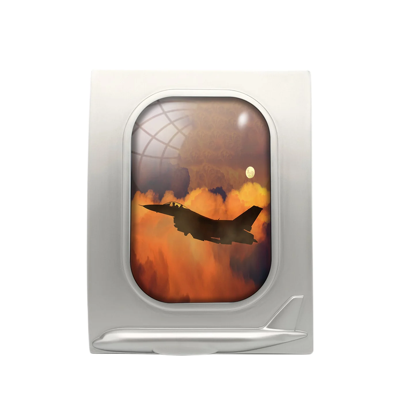 Departing Fighting Falcon F16 Designed Airplane Window Photo Frame - Image 2