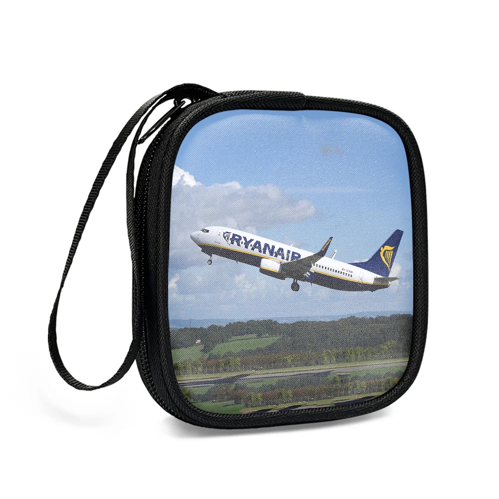Departing Ryanair's Boeing 737 Designed Portable Headphone Bag - Image 3