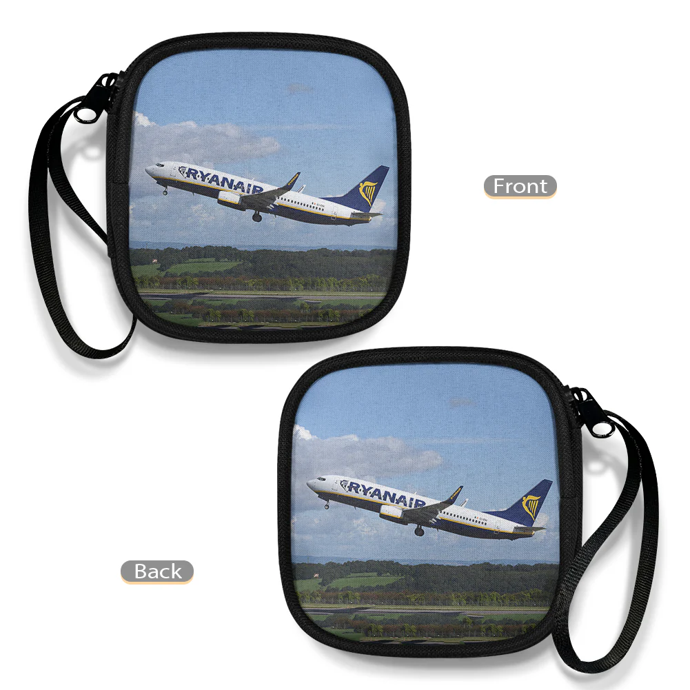 Departing Ryanair's Boeing 737 Designed Portable Headphone Bag - Image 4