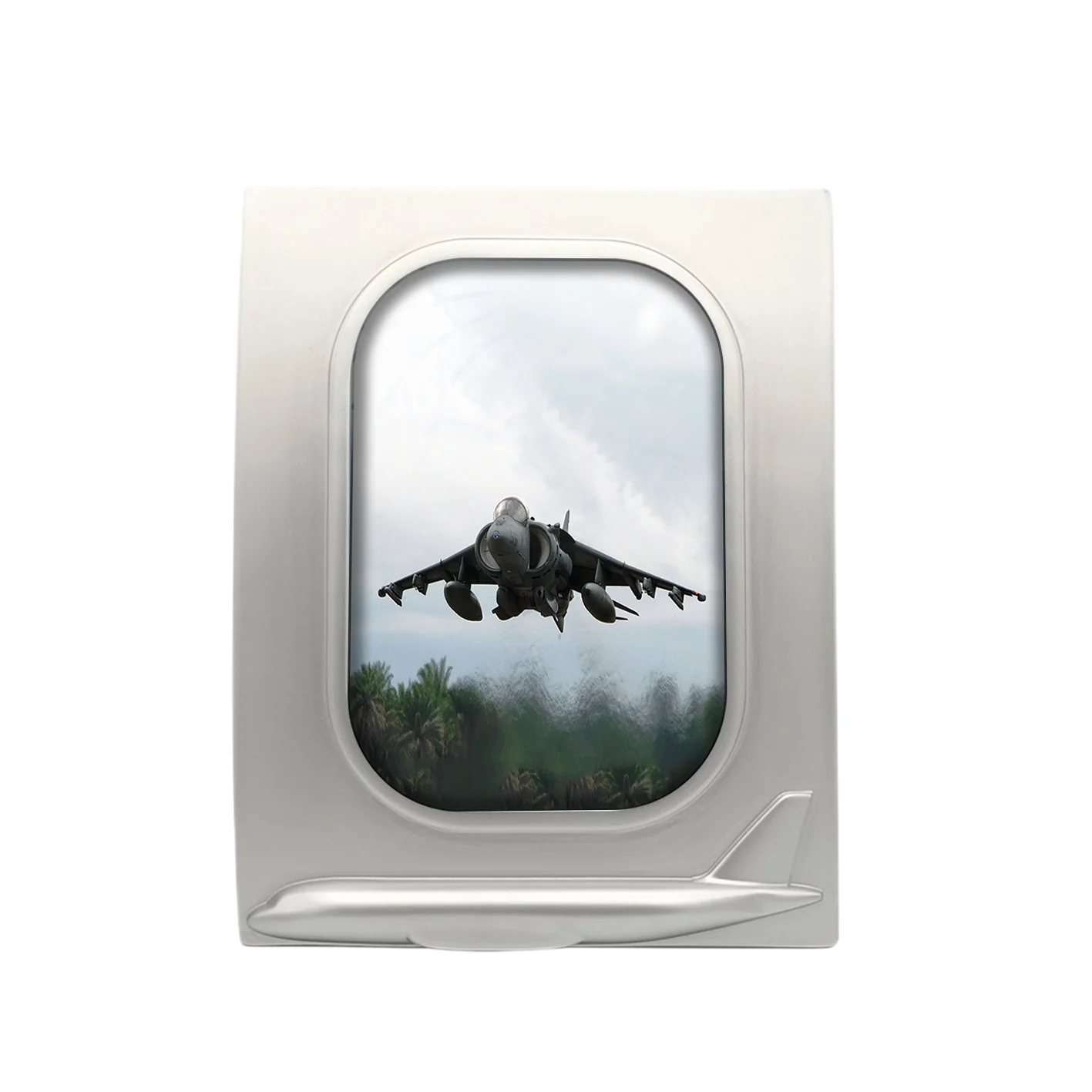Departing Super Fighter Jet Designed Airplane Window Photo Frame - Image 2