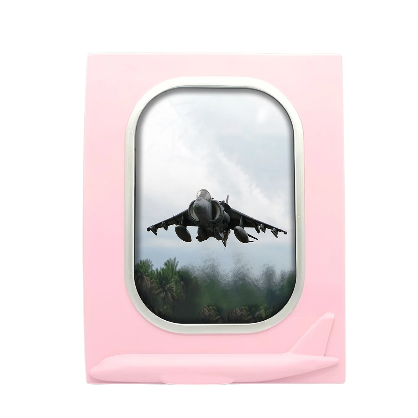 Departing Super Fighter Jet Designed Airplane Window Photo Frame - Image 3