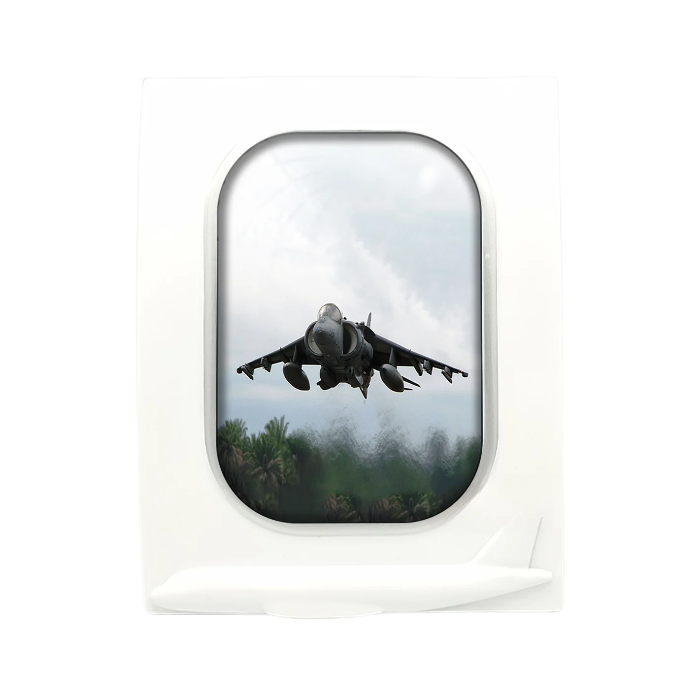 Departing Super Fighter Jet Designed Airplane Window Photo Frame - Image 4