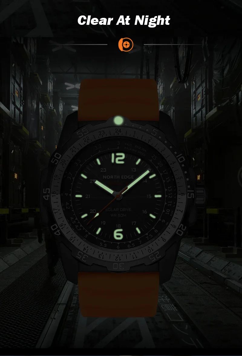 Digital Military Waterproof 50M Sport Wristwatches Solar Men's Watch - Image 3