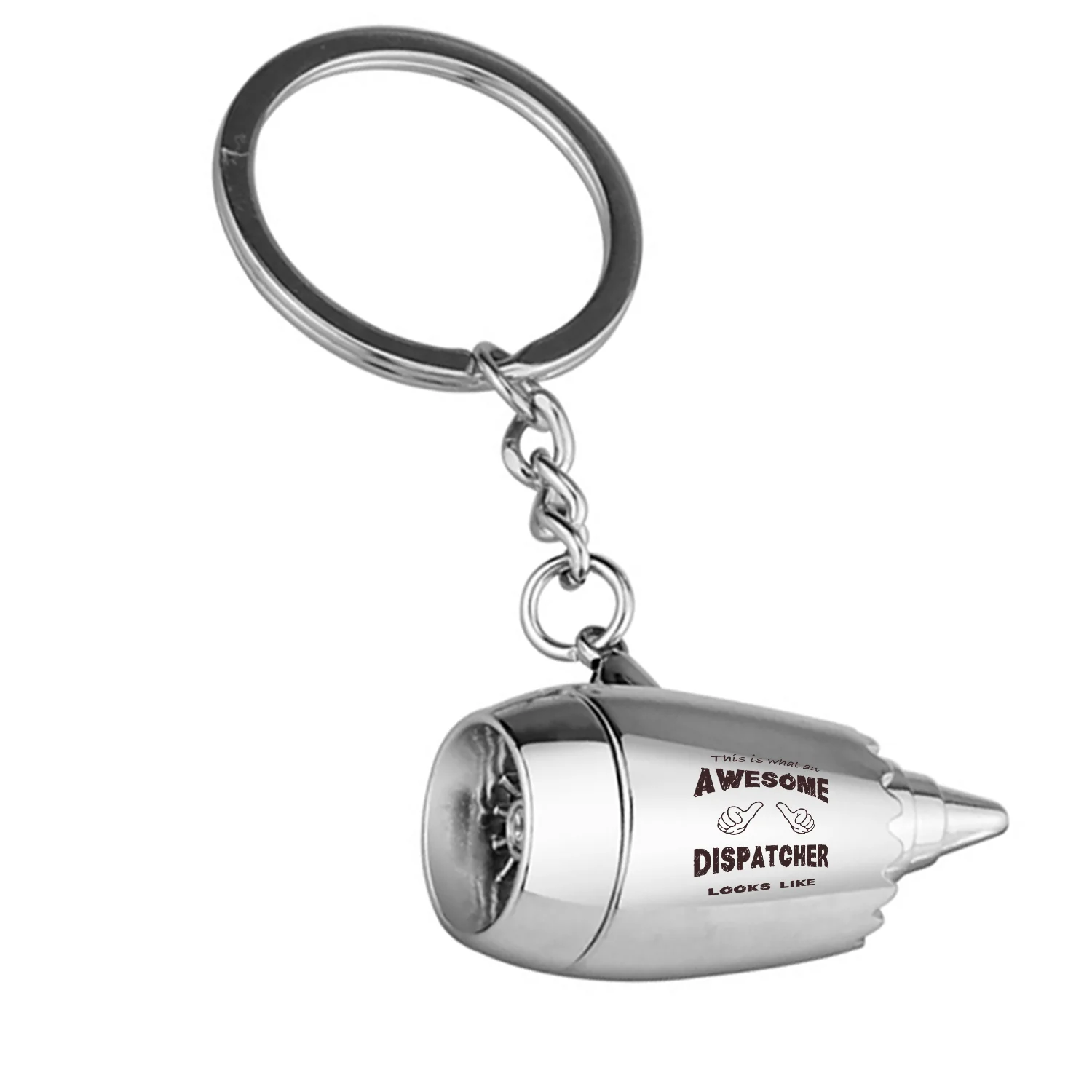 Dispatcher Jet Engine Turbine Key Chains - Image 2