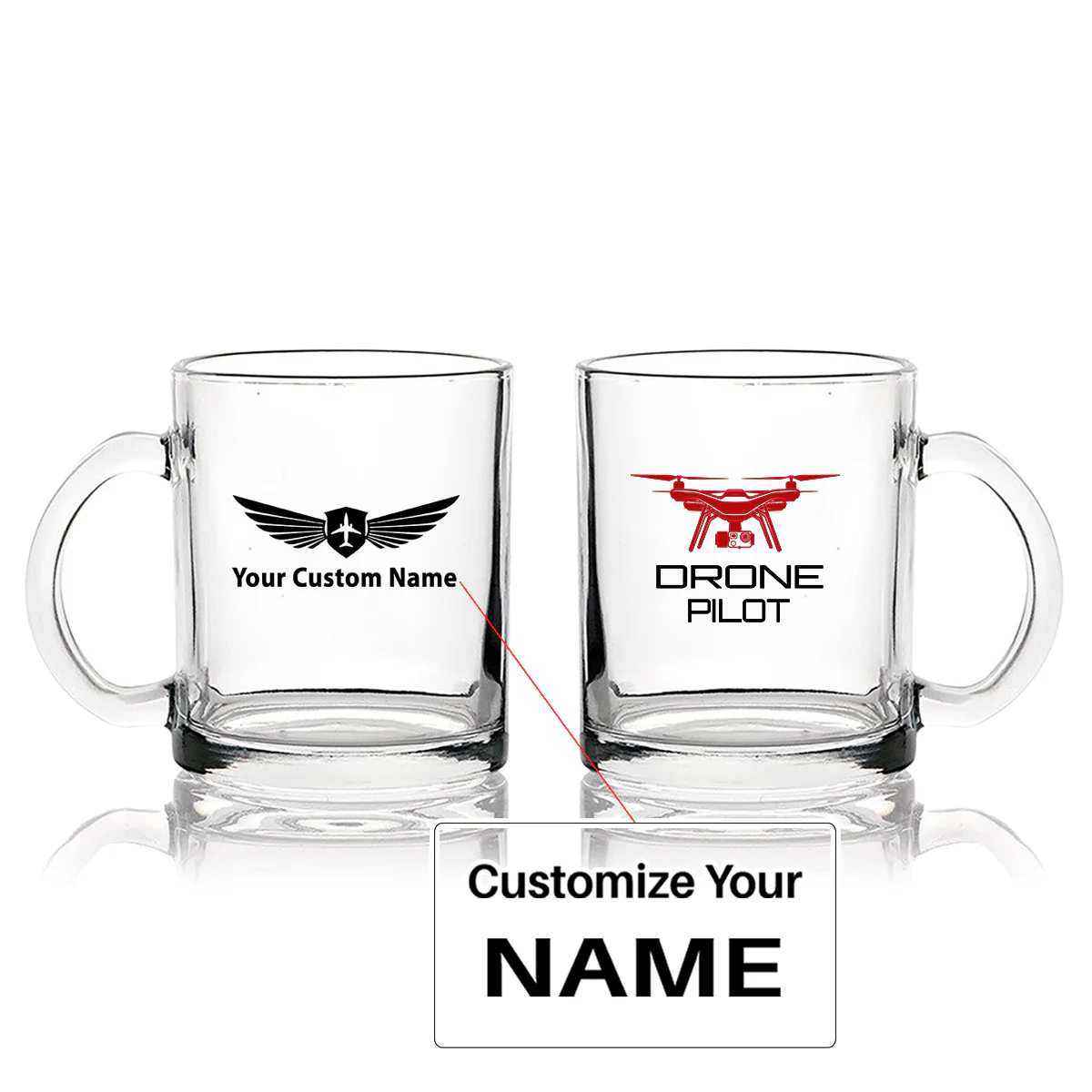 Drone Pilot Designed Coffee & Tea Glasses