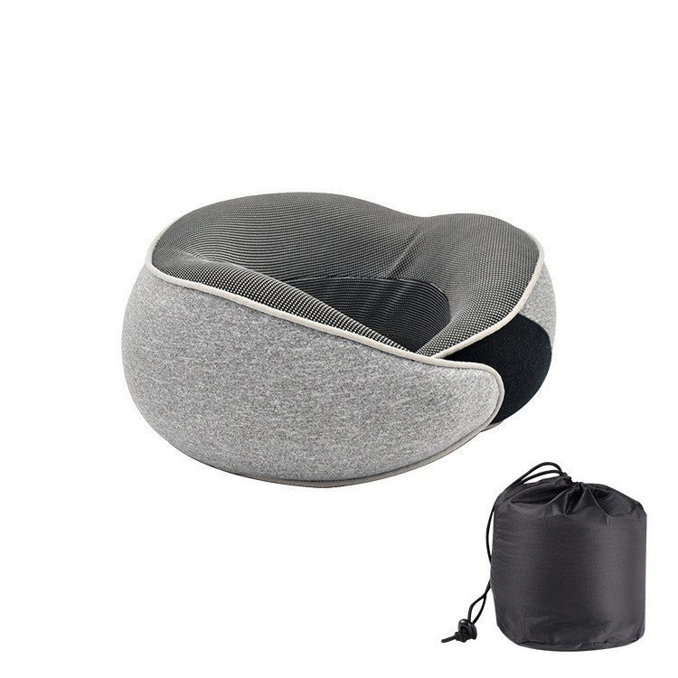 Durable Non-Deformed U-Shaped Travel Neck Pillow Cushion: For Airplane - Image 2
