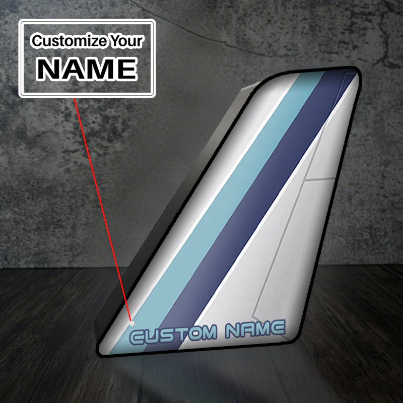 Eastern Air Lines Airlines Designed Led Aircraft Tail & 3D Lamp - Image 2