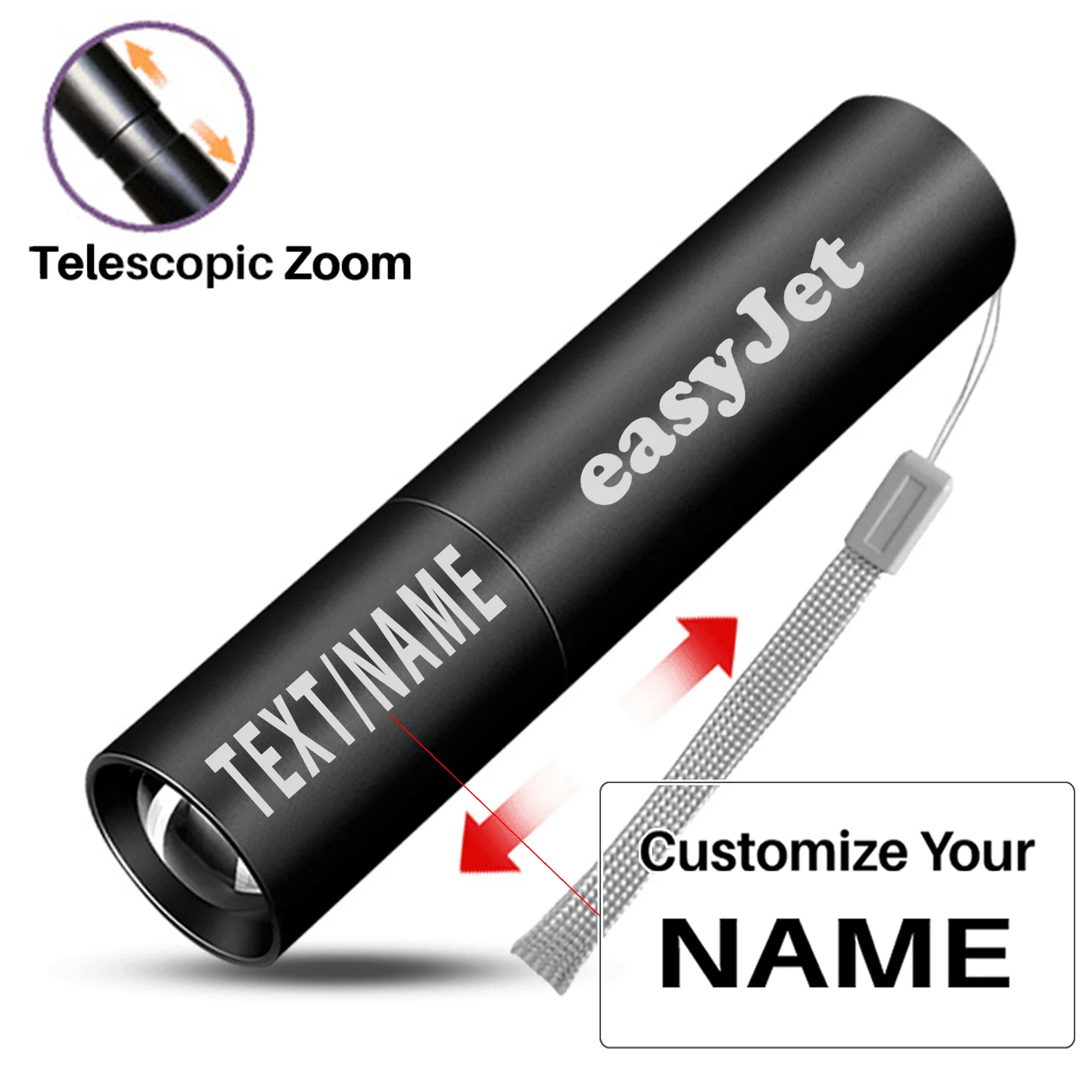 EasyJet Airlines Designed Mini LED Emergency Flashlight