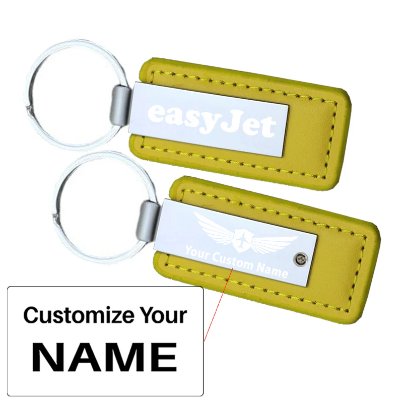 EasyJet Airlines Faux Leather Key Chains - Image 11