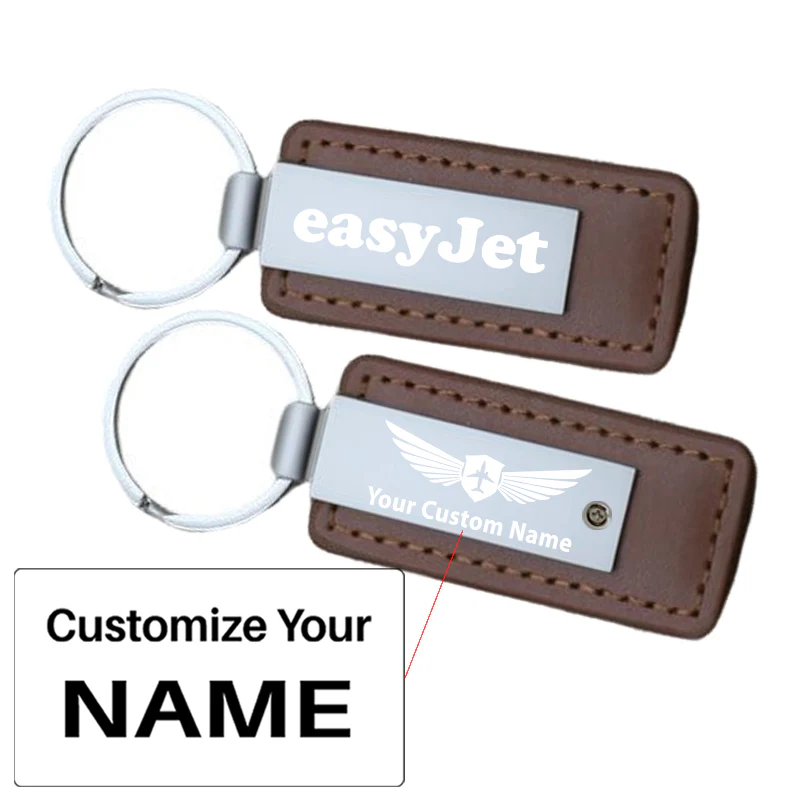 EasyJet Airlines Faux Leather Key Chains - Image 15