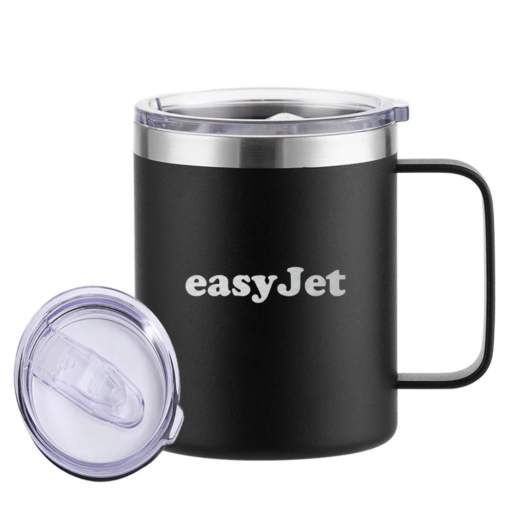 EasyJet Airlines Designed Stainless Steel Laser Engraved Mugs - Image 2