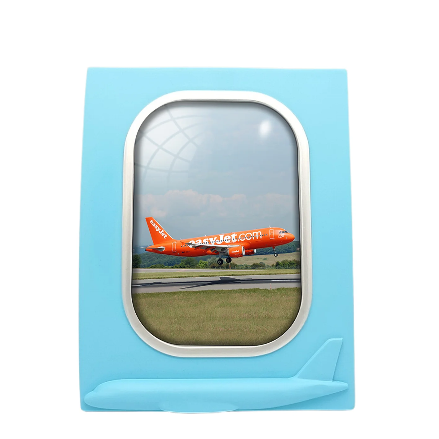 EasyJet's 200th Aircraft Designed Airplane Window Photo Frame