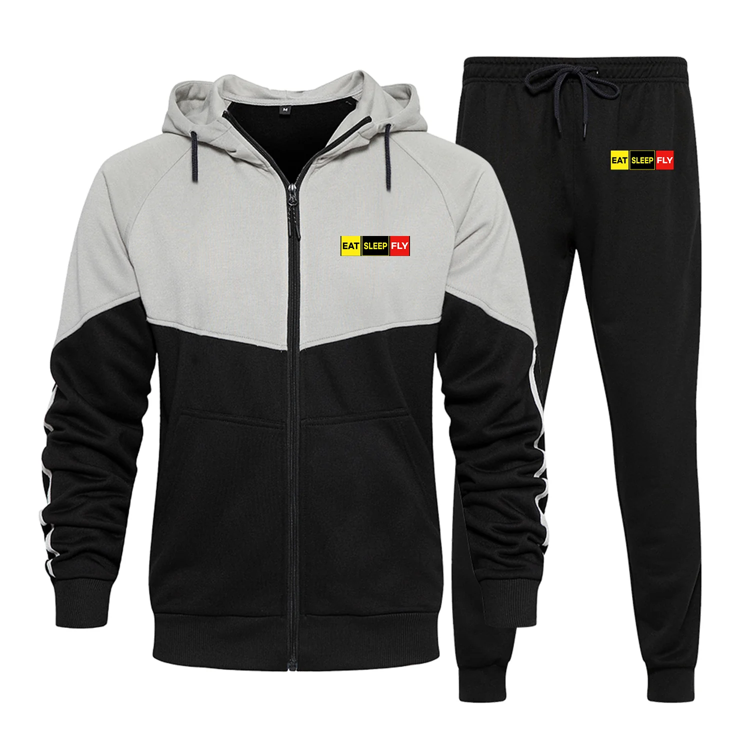 Eat Sleep Fly (Colourful) Designed Colourful Z. Hoodies & Sweatpants