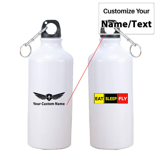 Eat Sleep Fly (Colourful) Designed Thermoses - Image 3