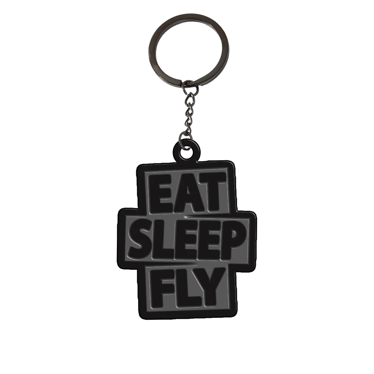 Eat Sleep Fly Designed Hollow Key Chains - Image 4