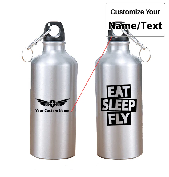 Eat Sleep Fly Designed Thermoses
