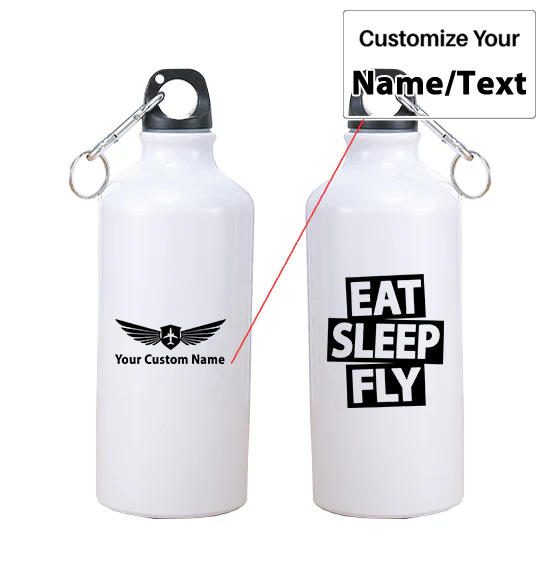Eat Sleep Fly Designed Thermoses - Image 3