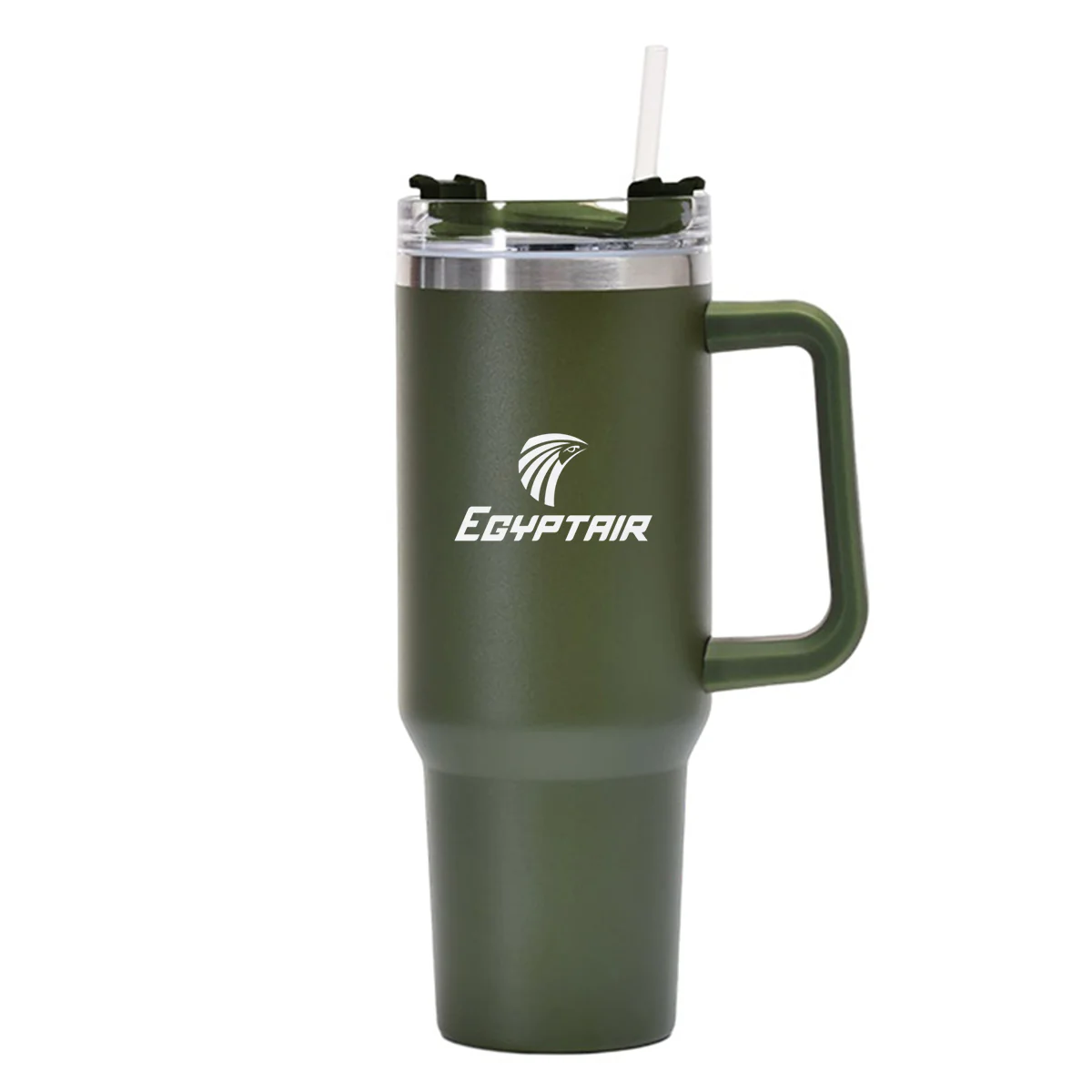 Egyptair Airlines Designed 40oz Stainless Steel Car Mug With Holder - Image 10