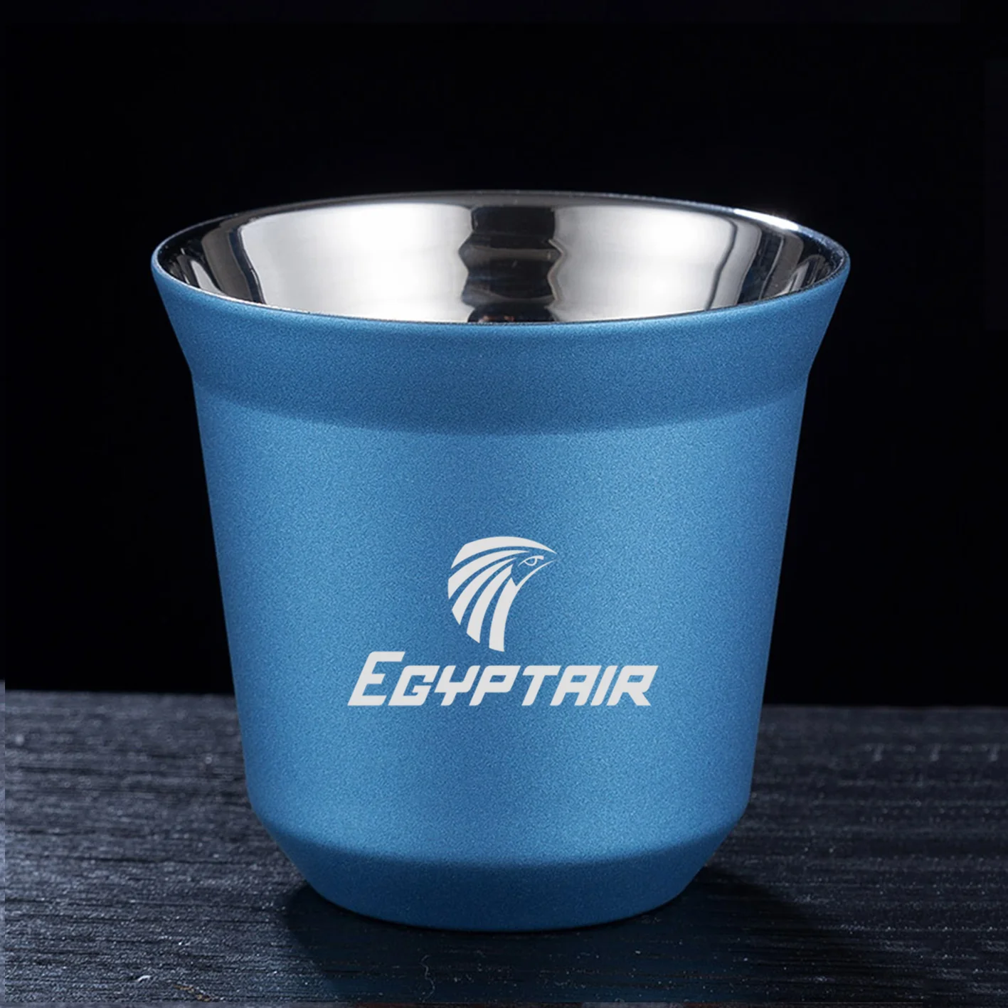 Egyptair Airlines Designed Double Wall Stainless Steel Coffee Mugs - Image 6