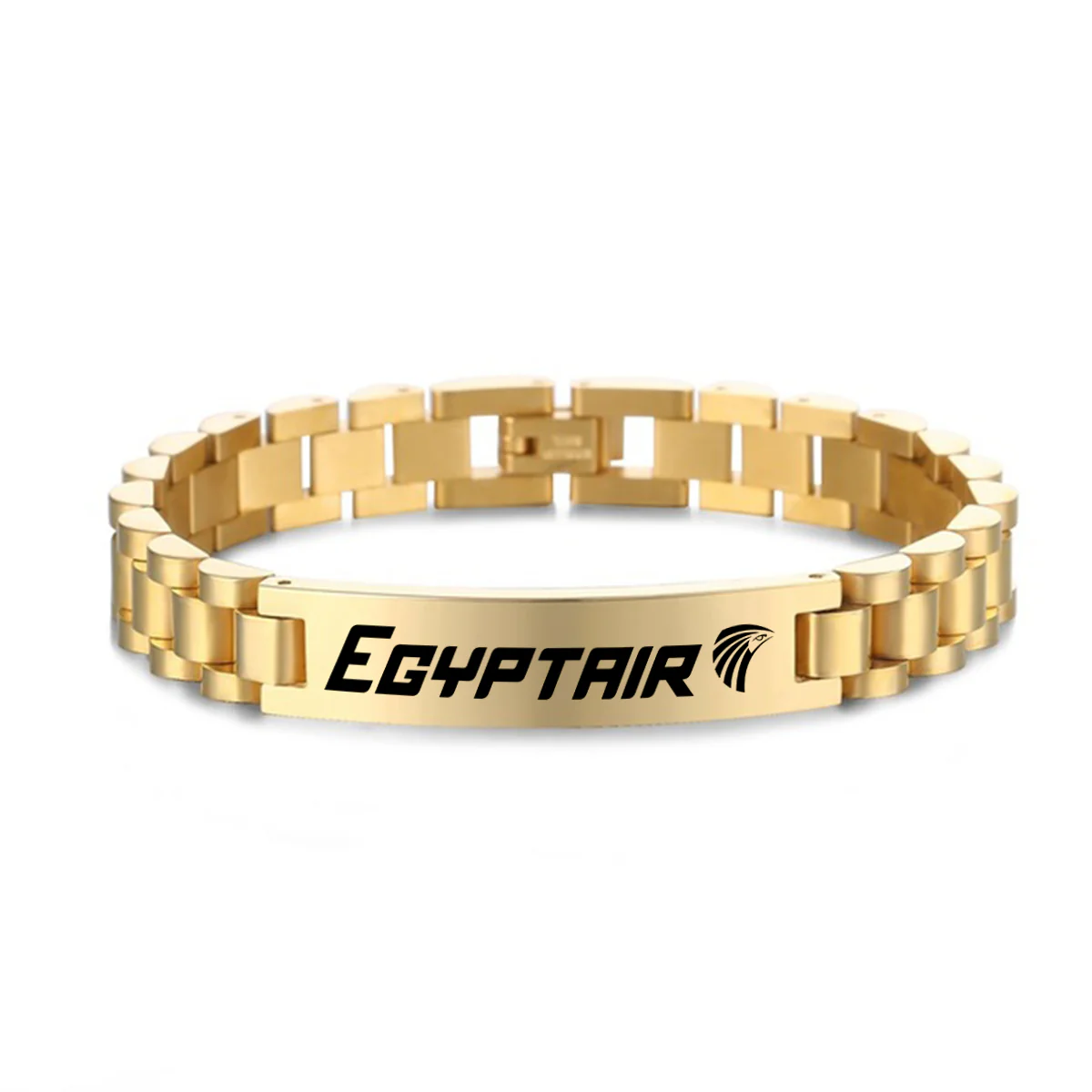 Egyptair Airlines Designed Stainless Steel Chain Bracelets - Image 4