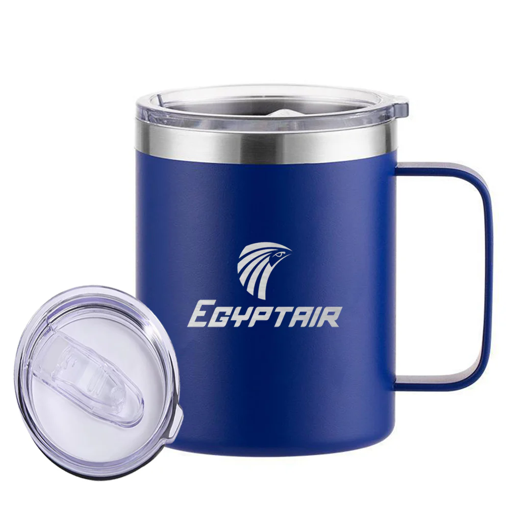 Egyptair Airlines Designed Stainless Steel Laser Engraved Mugs - Image 6