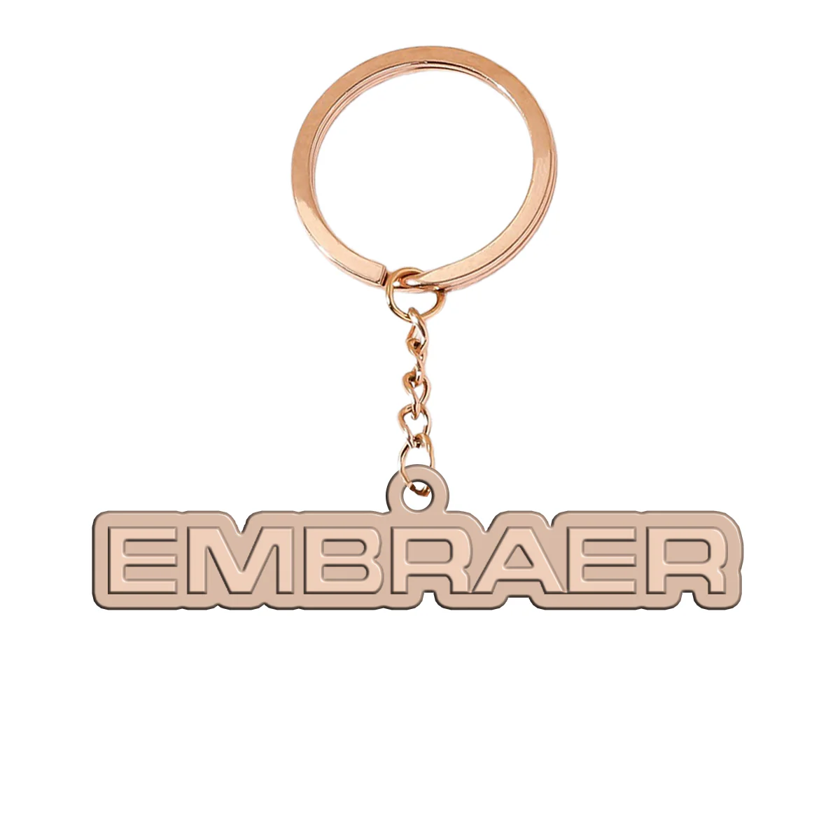 Embraer & Text Designed Hollow Key Chains - Image 3