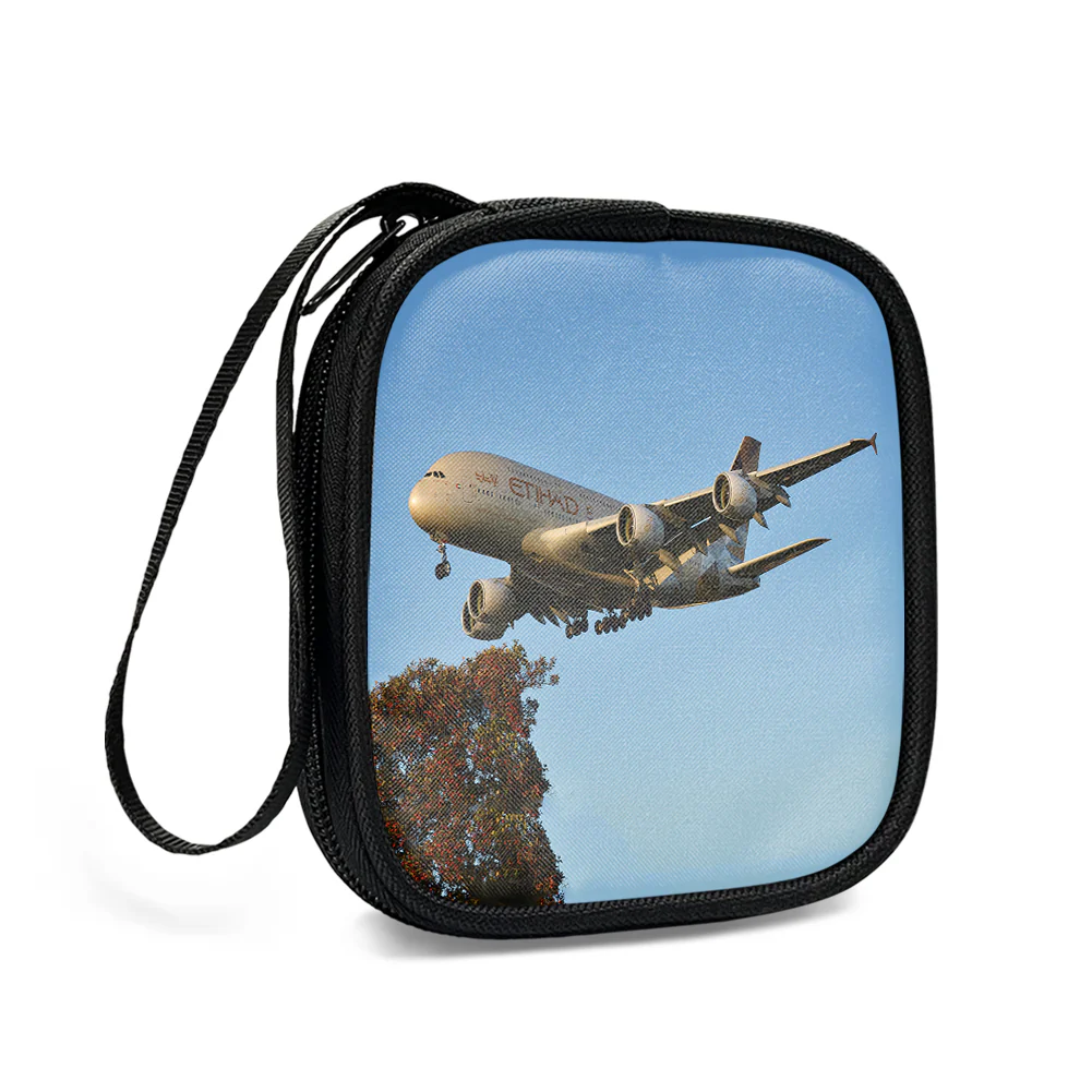 Etihad Airways A380 Designed Portable Headphone Bag - Image 3