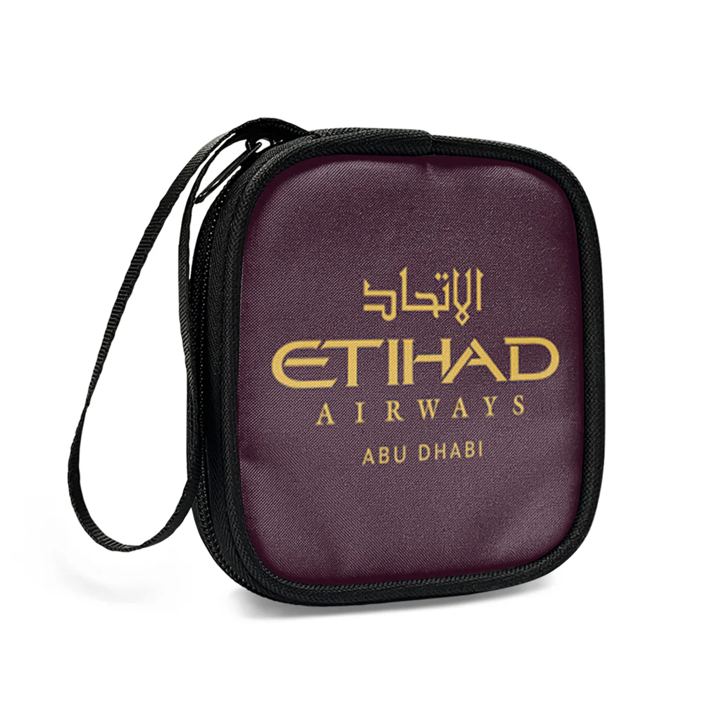 Etihad Airways Airlines Designed Portable Headphone Bag - Image 3