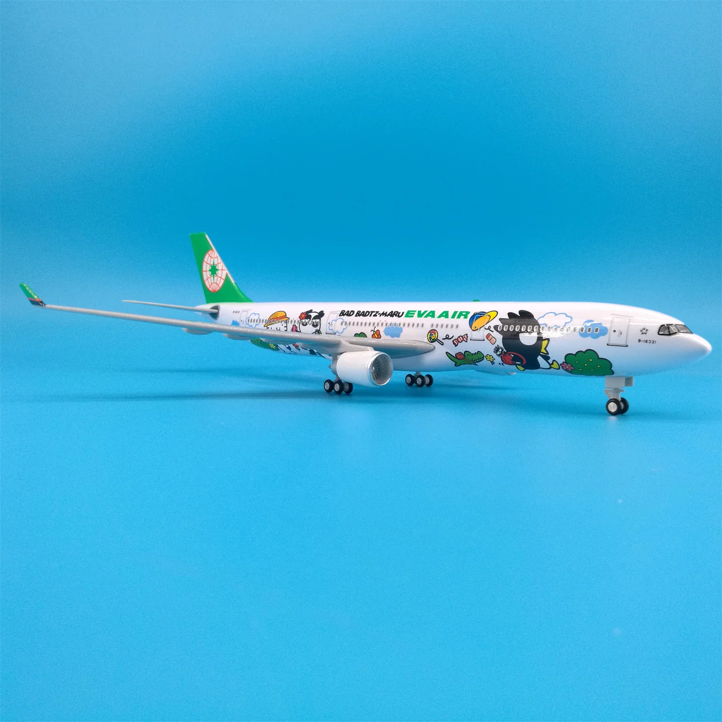 EVA Airways Airbus A330 Airplane Model (1/200 Scale - 30CM) - Image 12