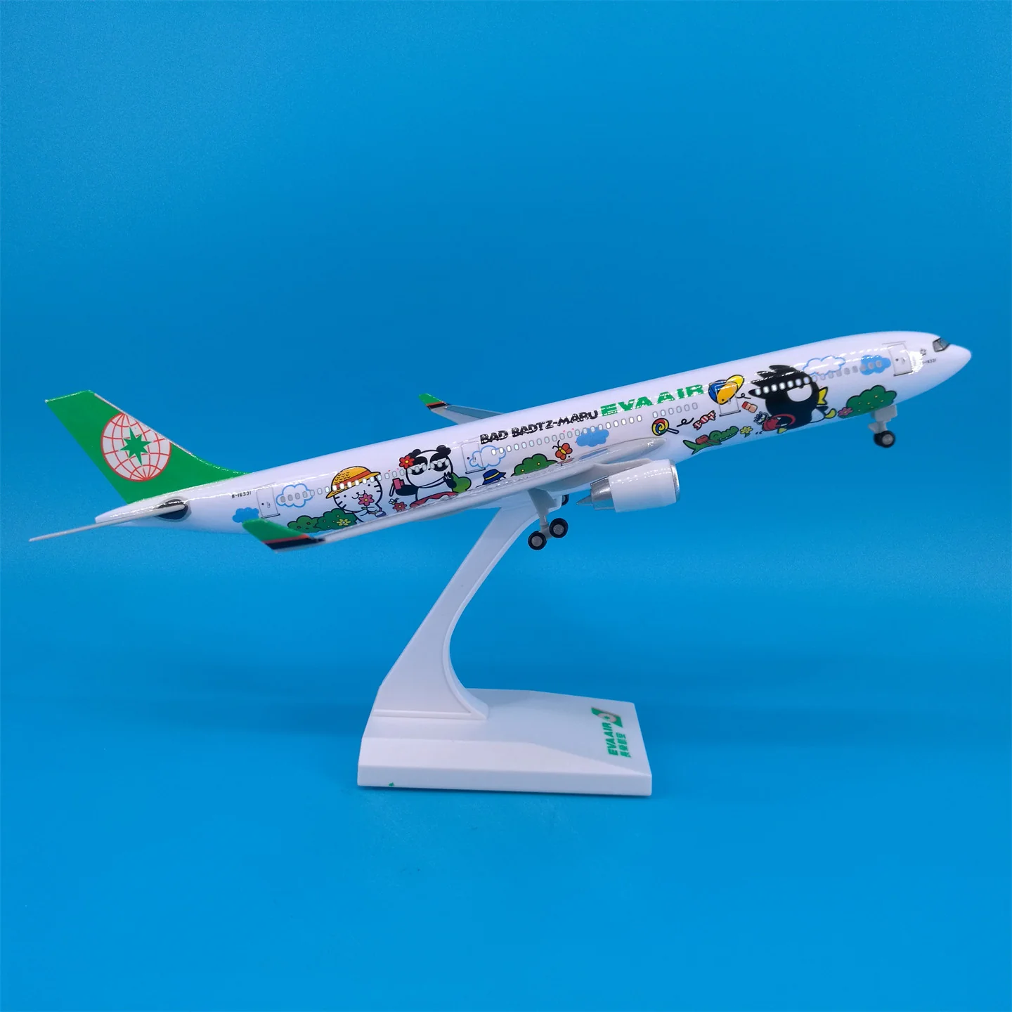 EVA Airways Airbus A330 Airplane Model (1/200 Scale - 30CM) - Image 5